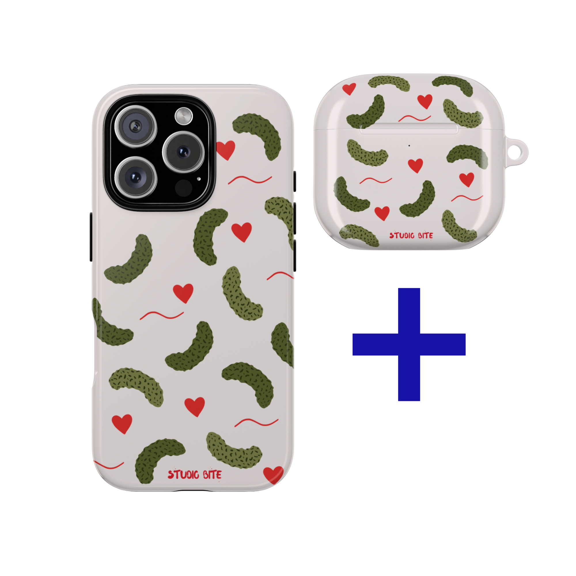 Pickles & Love | Phone Case + Airpods Case